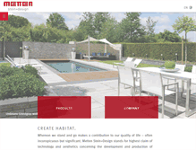 Tablet Screenshot of metten.com